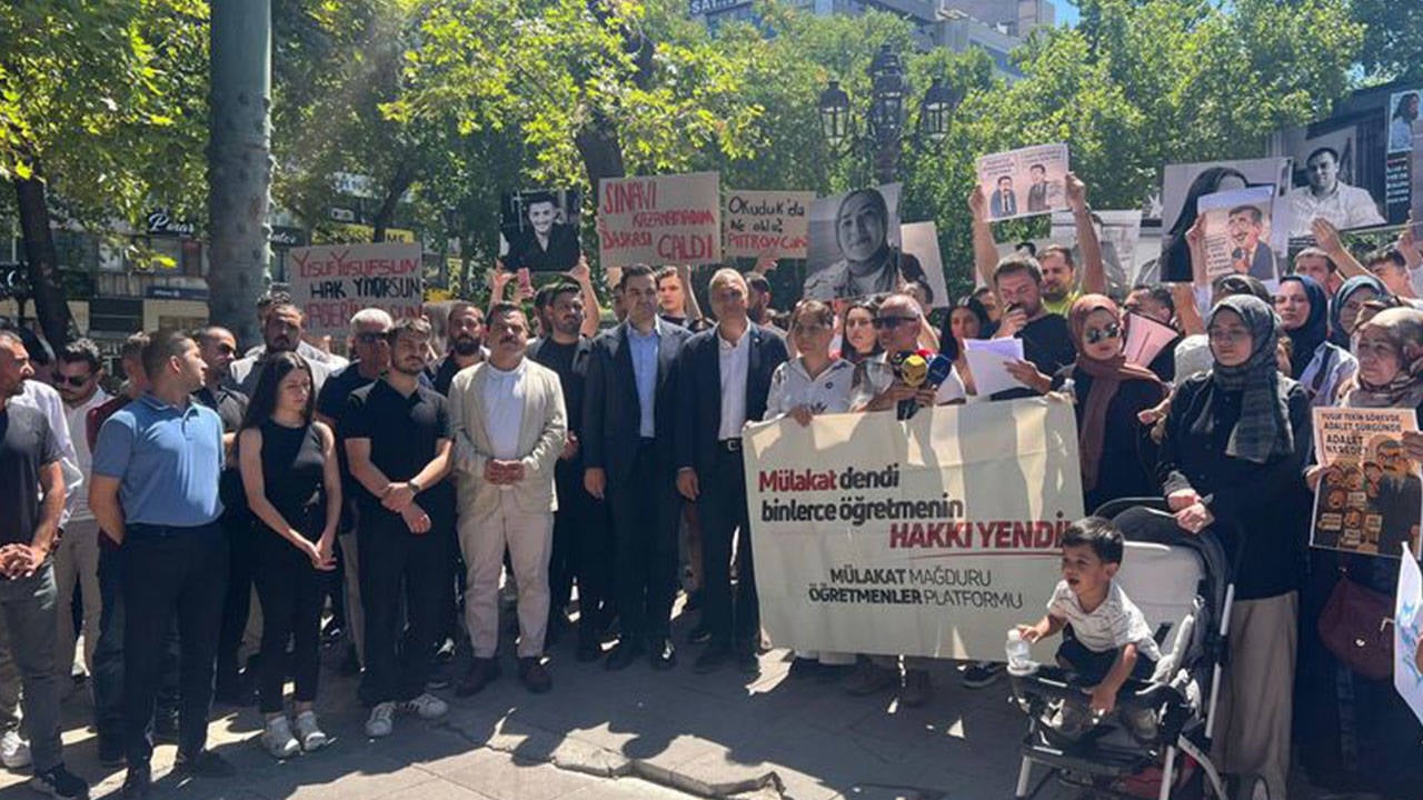 Öğretmenler Bakanlık Önünde Sömürüye Dur Diyor!